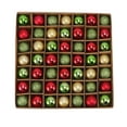 thumbnail image 1 of Juego de adornos de bolas para árbol de Navidad, 49 piezas de mini bolas de Navidad, adornos de bolas de Navidad coloridos, mini bolas de árbol de Navidad, estética elegante, 1 of 12