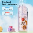 thumbnail image 4 of 850ML Water Bottle with Straw Motivational Water Bottles BPA Free Leak Proof Sports Water Bottle for Men Women Gym Fitness Outdoor, 4 of 8