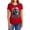 Red, variant on The Hobbit Thorin Oakenshield Women's T Shirt, Athletic Heather, 2X-Large