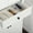 White#9, variant on Wooden Sideboards HOMCOM Sideboard with Solid Wood Countertop, Modern Kitchen Storage Cabinet, Coffee Bar Cabinet with 2 Drawers, Doors and Adjustable Shelf, Distressed White,Sideboards With Storage