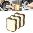 thumbnail image 3 of Estropajos de esponja creativos Herramientas de limpieza Cepillo Gadgets Limpieza para hogar Suministros de limpieza Esponja de cocina Esponjas para 3 Soledad esponjas para lavar platos, 3 of 10