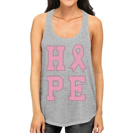 Butterfly Ribbon Womens Tank - Hope Pink Ribbon Women Tank Top For October Breast Cancer Awareness