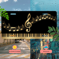 thumbnail image 5 of 1 Pcs 2D Flat License Plate Covers & Frames, Piano and Musical For Decorative Front, Waterproof For Decoration Aluminum License Plate Covers & Frames Cover For Men Women, 12" X 6", 5 of 7