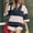 Navy, variant on Women's Summer Shorts Suit Casual 2 Piece Outfit Striped T-Shirt and Comfortable Shorts Set for Workout Travel