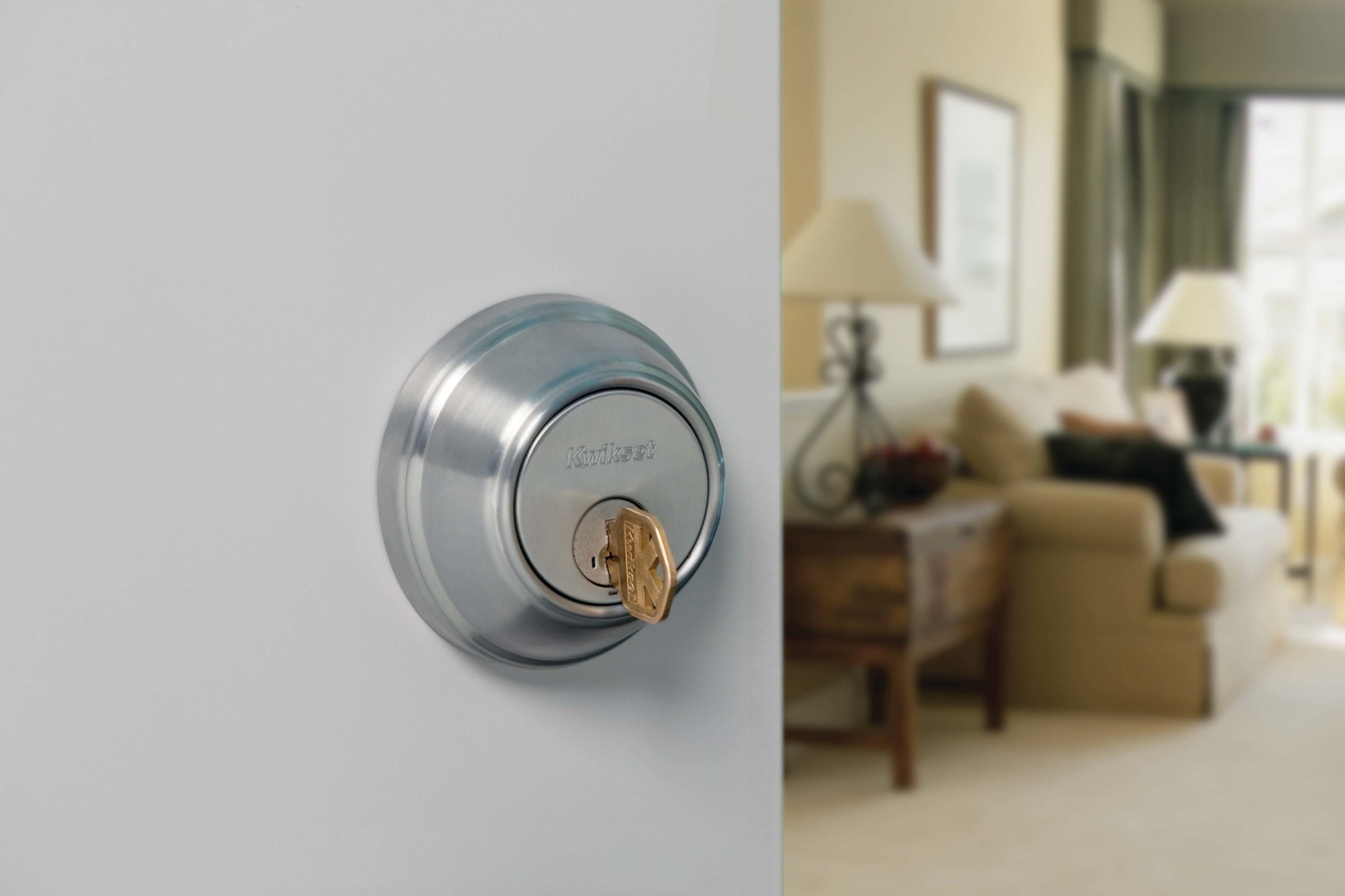 Kwikset Smartkey 665 Double Cylinder Deadbolt Satin Chrome