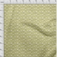 thumbnail image 4 of oneOone Cotton Cambric Greenish Beige Fabric Santa Claus With Hearts Sewing Fabric By The Yard Printed Diy Clothing Sewing Supplies 42 Inch Wide, 4 of 4