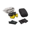 Revision Snowhawk Goggle System Deluxe Kit, Clear/Smoke/Yellow Lens, White Frame