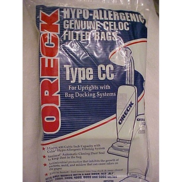 Oreck Vacuum Bag Type Cc Fits Oreck Bagged 8 / Pack