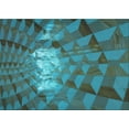 thumbnail image 1 of Ahgly Company Machine Washable Indoor Rectangle Transitional Dark Turquoise Green Area Rugs, 2' x 4', 1 of 7