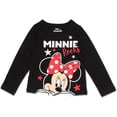 thumbnail image 5 of Minnie Mouse Girls 3 Pack Character Long Sleeve Sleeve Tees, Toddler, 5 of 8