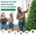 thumbnail image 4 of Gymax 7.5' Christmas Tree 1346 Tips Premium Hinged Artificial PVC Holiday Decor, 4 of 10