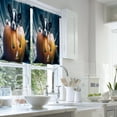 thumbnail image 2 of LALILO Kitchen Curtains and Valances Set of 3 36" French Window Treatment Tiers for Window Decor, 2 of 5