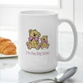 thumbnail image 6 of CafePress - Baby Bear I'm The Big Sister Large Mug - 15 oz Ceramic Large White Novelty Mug, 6 of 6