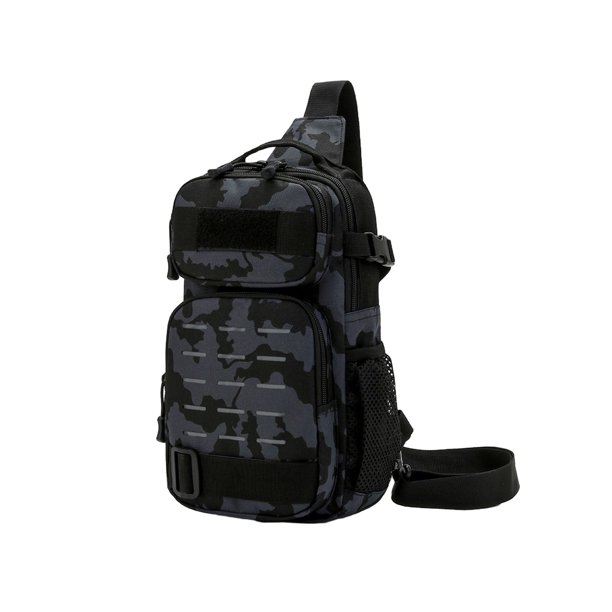 Qarigey extensible de tela con bandolera transpirable para acampar y escalar, bolsa de pecho, capacidad para equipo de Camping Bolsas de mensajero y de hombro Escorpión