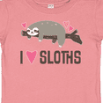 thumbnail image 4 of Inktastic I Love Sloths Girls Baby T-Shirt, 4 of 5