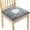 Light Gray, variant on Armless Chair Slipcover, Stretch Jacquard Cross Legged Office Desk Chair Cover, Mid Back Wide Seat Accent Chair Protector Covers for Computer Task Vanity Chairs