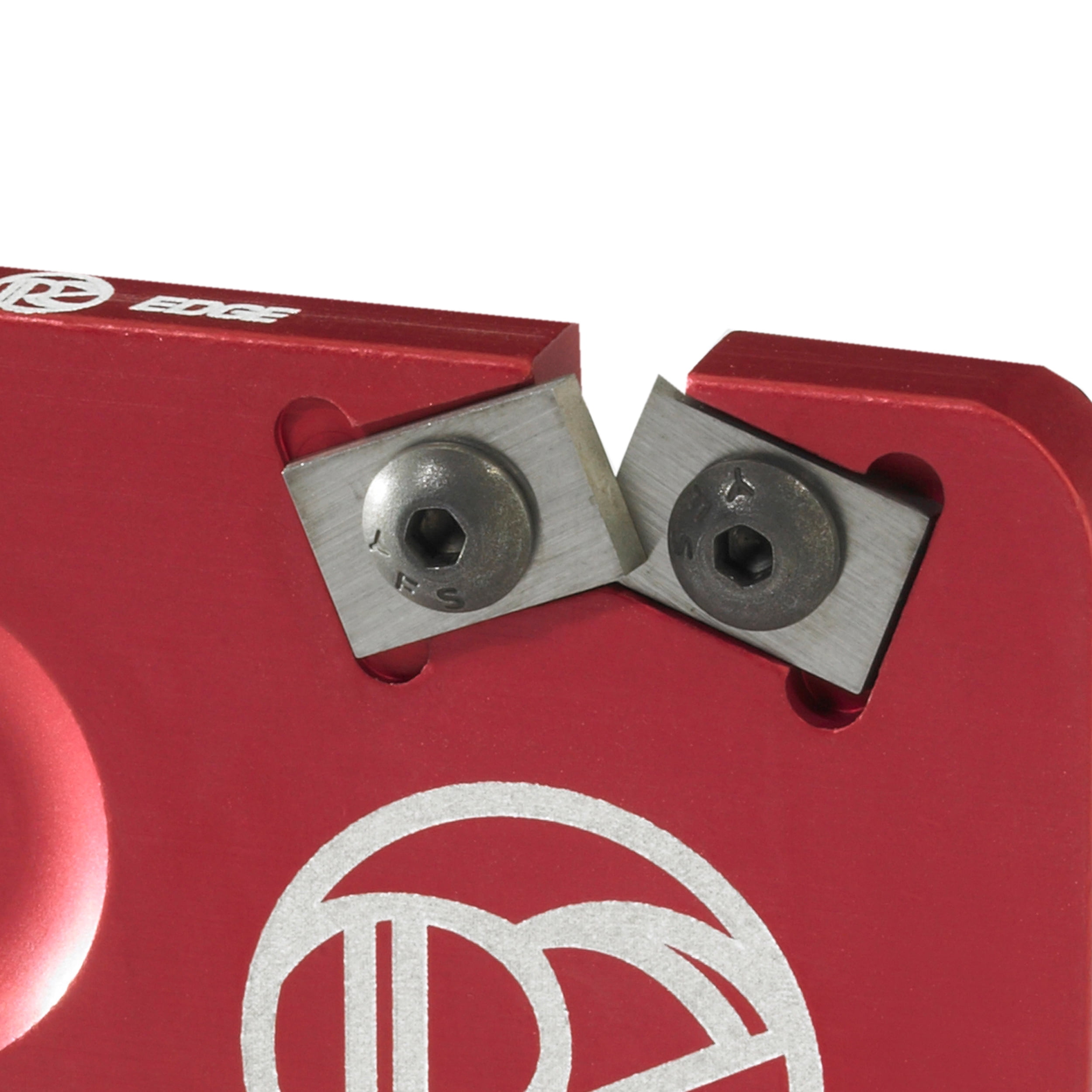 REDI-EDGE/KLAWHORN IND REPS201RD Pocket Knife Sharpener Duromite Carbide Red with Nylon Sheath