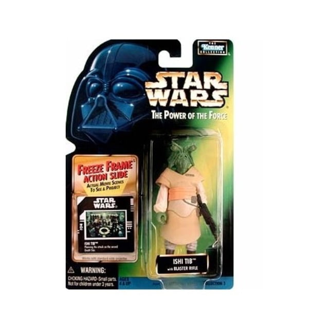 Ishi Tib Action Figure Star Wars The Power Of The Force Freeze Frame 3.75 Inches Toy Rocket 