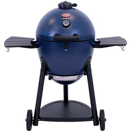 Char-Griller AKORN Kamado Charcoal Kooker, Sapphire (Best Cheap Kamado Grill)