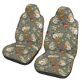 thumbnail image 2 of Haiem Halloween Mummy Gnome Printed Car Seat Covers Set of 2, Universal Fit Car Seat Covers,Protective Seat Covers,Comfortable Car Seat Covers, Easy Installation Seat Covers, 2 of 9