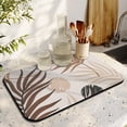 thumbnail image 3 of Chic Floral Coffee Drying Mat, 19.5x12in - Complement Kitchen Counter Absorbent Mat & Splash Guard, Perfect for Coffee Makers, Coffee Mat Espresso Machines, and Dining Room Decor, 3 of 7