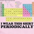 thumbnail image 2 of CafePress - I Wear This Shirt Periodically Periodic Table Infa - Baby Light Bodysuit, Size Newborn - 24 Months, 2 of 4