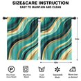thumbnail image 2 of Blackout Kids Curtains,Teal Gold Marble Childrens Insulated Curtains Set Of 2,Bedroom Essentials,Toddler Room Decor 42x54in(106x137cm), 2 of 4