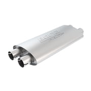 Borla Exhaust 400492 2.25IN, 19x4x9.5 DUAL/DUAL NOTCHED MUFFLER
