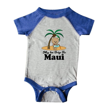 

Inktastic 1st Trip to Maui Hawaii Gift Baby Boy or Baby Girl Bodysuit