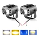 thumbnail image 1 of Faros Auxiliares Led Ojo Azul De Demonio Luz Spot Para Moto, 1 of 8