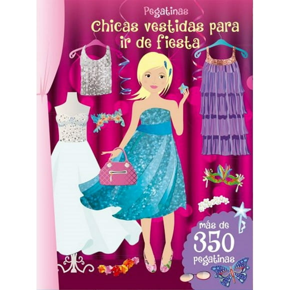 PEGATINAS CHICAS VESTIDAS PARA IR DE FIESTA PICARONA VARIOS