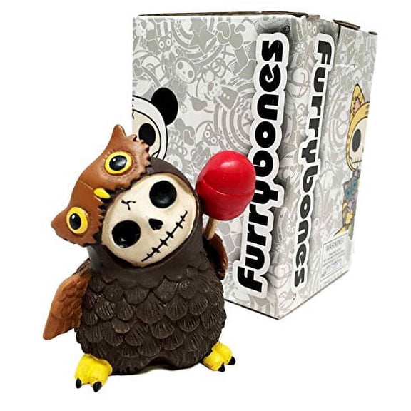 Furrybones Exclusive Hootie Owl Lollipop Skeleton Monster Ornament Figurine