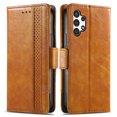 thumbnail image 3 of Case for Samsung Galaxy A13 4G Cover Leather Wallet Folio Case Book Design Flip Magnetic Closure - Yellow, 3 of 5