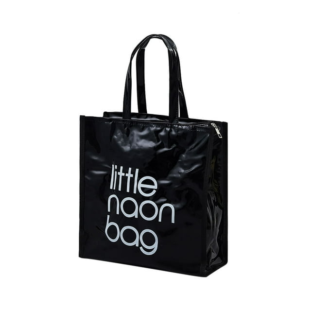 Bolso transparente de PVC, color caramelo, transparente, de gran capacidad, impermeable, hombro