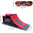 thumbnail image 5 of DIY Mini Finger Skateboard Set, Tech Deck Finger Scooter, Skateboard Park Ramps, Mini Fretboard Skate Park Kit DIY Fingerskate Boarding Ultimate Sports Training Props Toy oso de fresa Juguete, 5 of 5