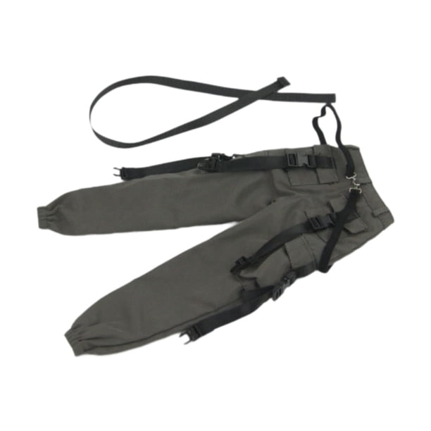 Figuras de acción femeninas a escala 1/6, conjunto de pantalones, disfraz para juego de simulación, muñeca Gris