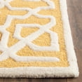 thumbnail image 3 of Safavieh Cambridge 8' X 10' Hand Tufted Wool Rug in Gold and Ivory, 3 of 10