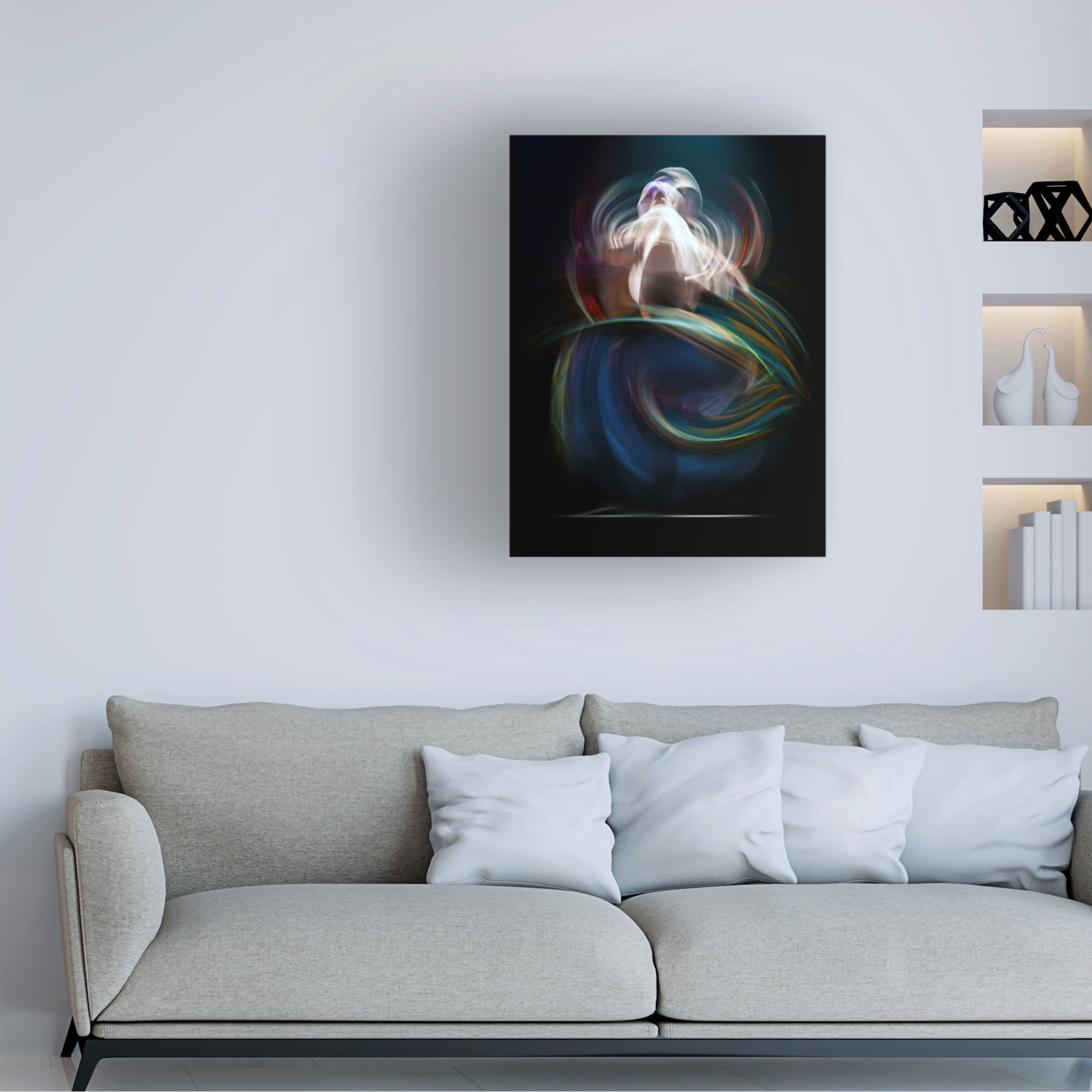 Trademark Fine Art Mohamed Shawki  Deep Breath Canvas Wall Art