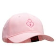 thumbnail image 5 of Love Lock Embroidered Low Profile Cap - Pink OSFM, 5 of 5