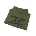 thumbnail image 4 of Architect Dad Hoodie Gifts Hooded Sweatshirt Pullover Shirt, 4 of 4