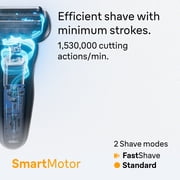 Braun Beard Shaver Series 5 for Men, with 3 AquaFlex Blades, SkinGentle Foil, Black