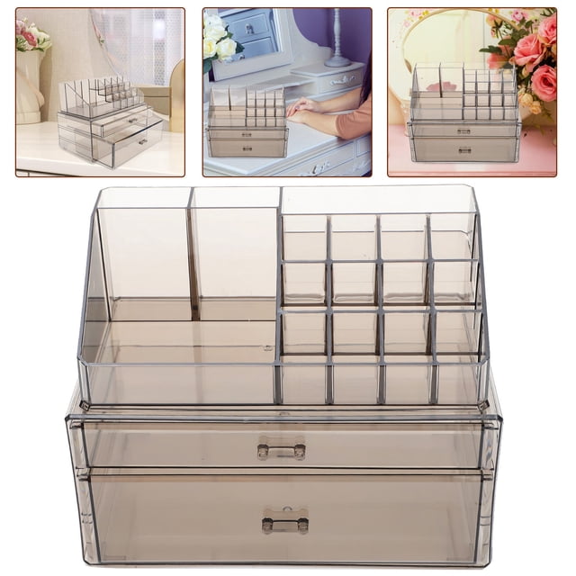 Houderco 1Jgo Organizador Multifuncional Con Cajones Para Maquillaje, Oficina Y
