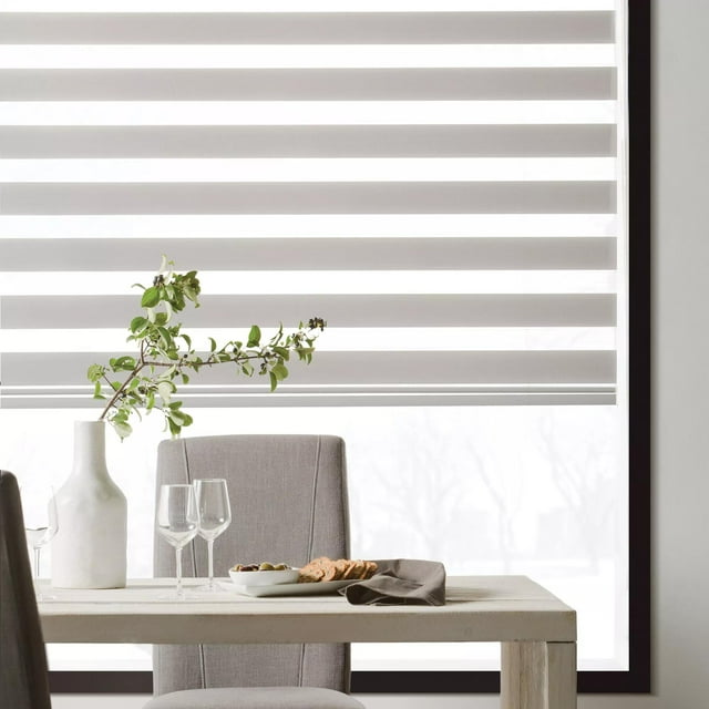 Bouclair Grey Cordless Sheer Shade 78x84 in (198x213 cm)
