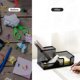 thumbnail image 5 of Organizador de escritorio de malla, carrito para suministros de oficina con portalápices y cestas de almacenamiento para accesorios de escritorio, 3 compartimentos, negro, 5 of 5