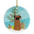 thumbnail image 1 of Carolines Treasures BB4242CO1 Merry Christmas Tree Brindle Boxer Ceramic Ornament, 1 of 2