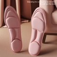 thumbnail image 2 of 2 Pieces Memory Foam Insoles Shoes Pad Heel Post Insoles Breathable Anti-slip for Women High Heel Shoe Support Insoles, 2 of 14