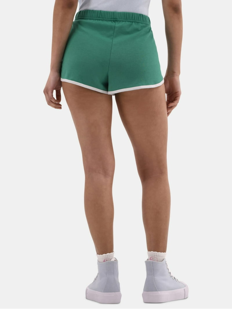 No Boundaries Women's Jersey Knit Dolphin Shorts, 2-Inch Inseam