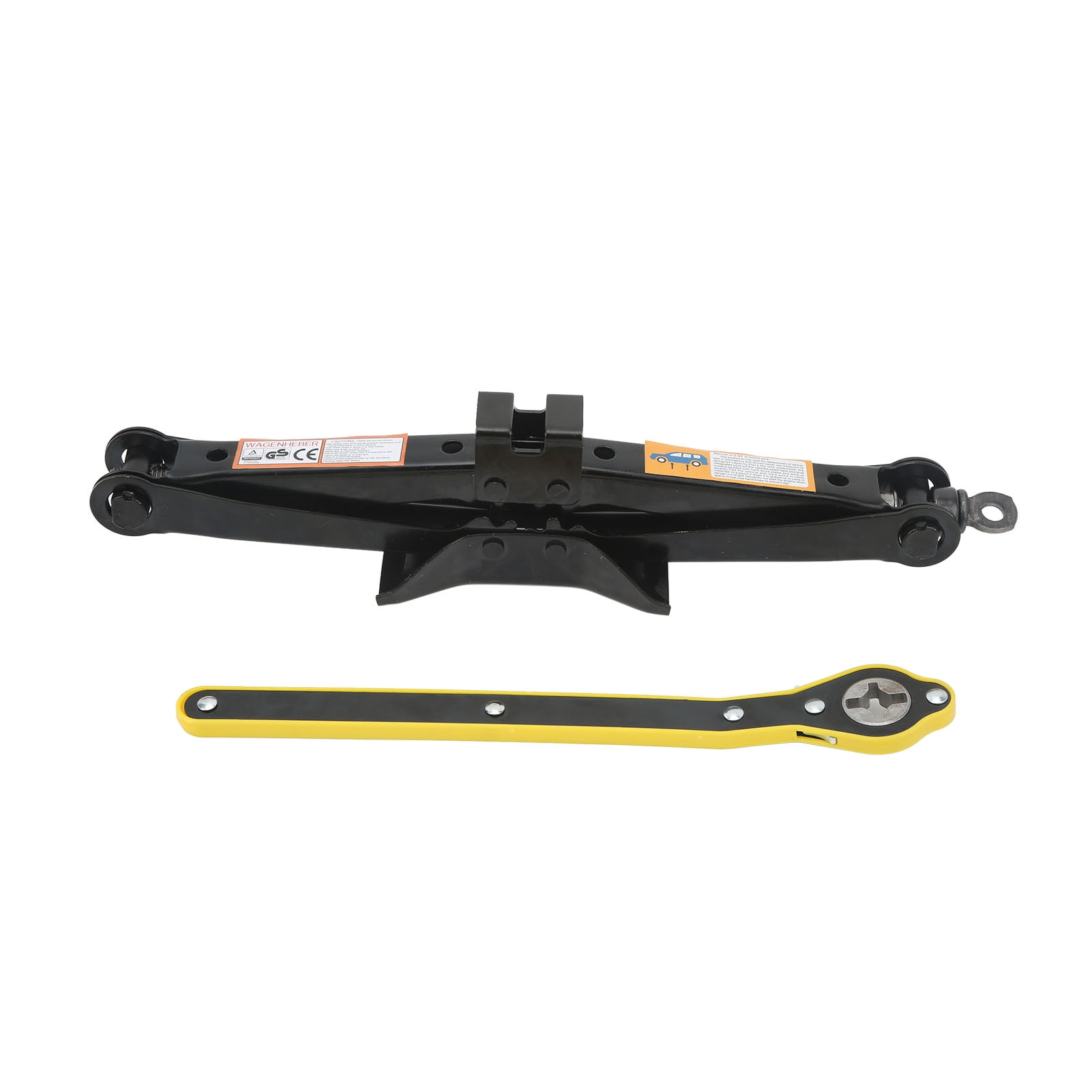 Scissor Jacks, Metal Heavy Duty Collapsible Car Lifting Jack Kit