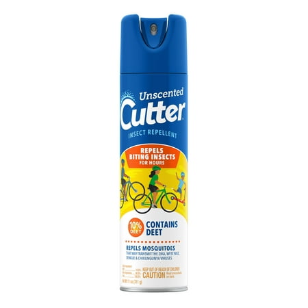 Unscented Cutter Insect Repellent 11 oz, Aerosol, With 10% DEET