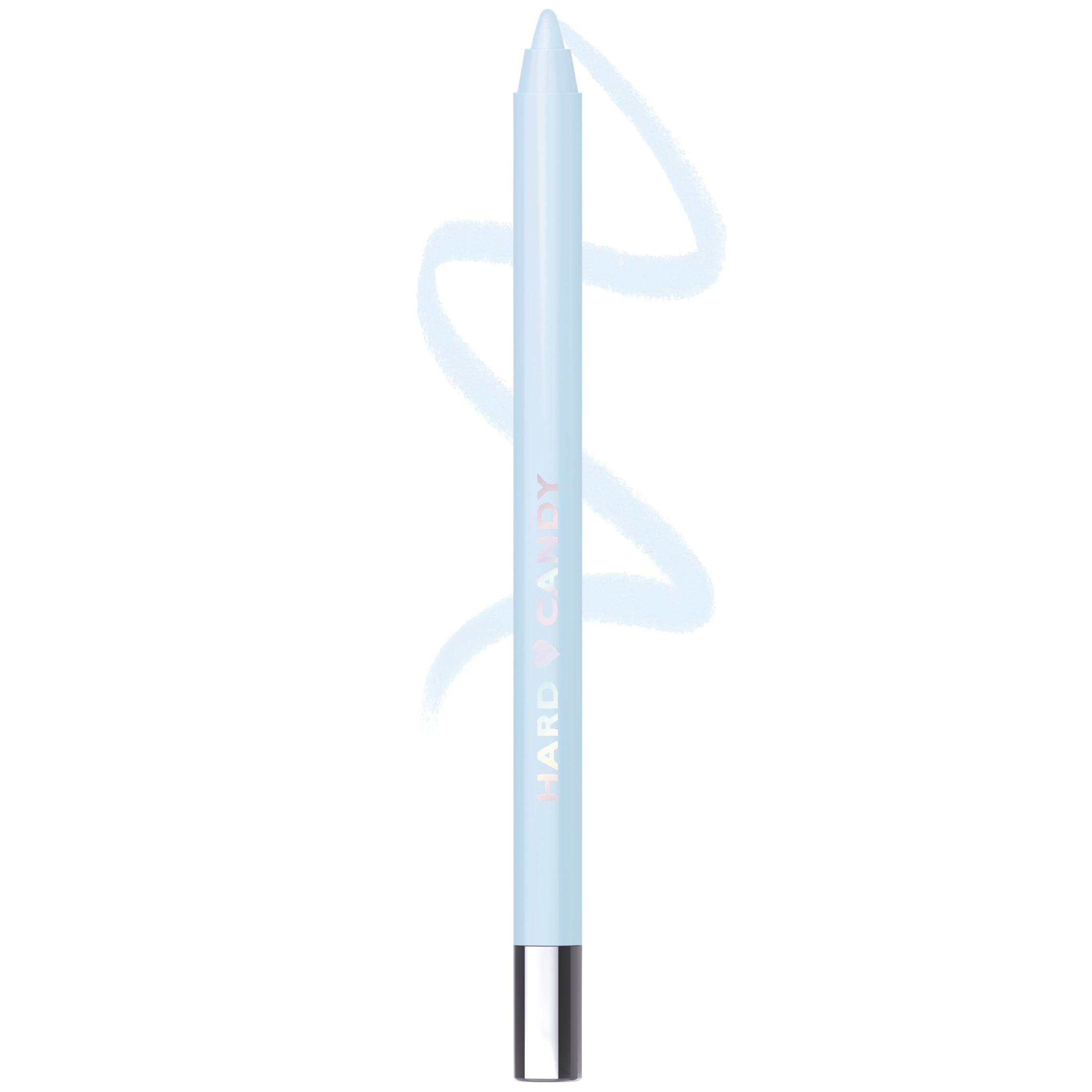 Hard Candy Party Lines Gel Eyeliner, Pencil Liner, 12HR Waterline Safe, Skyish Blue, Matte Baby Blue